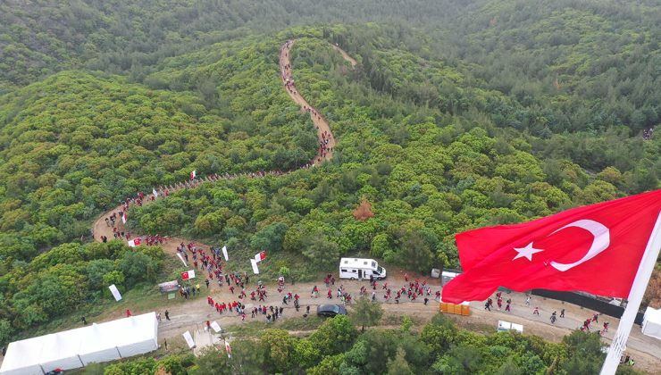 Gurur ve hüzün bir arada: Çanakkale’de 57. Alay Vefa Yürüyüşü